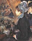 Evening Paintings - Her First Evening Out by Pierre Auguste Renoir